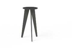Tripod table H.450xØ 200mm - 7,5 kg