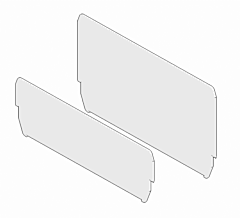 Acryl Querteiler H.110mm - 280 pc
