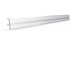 Preisprofil L.641 H.30 Transparant für Stahlfachboden