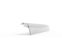 Preisprofil L.796 H.35 für Glasboden mit trägerprofil für querteiler