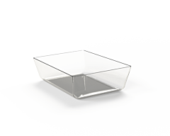 Plexiglas-Schale 197x126x50 transparant