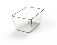 Plexiglas-Schale 126x98x50 transparant