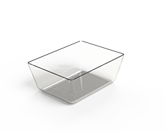 Plexiglas-Schale 98x63x50 transparant